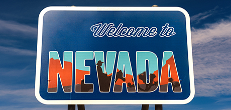 Welcome to Nevada sign